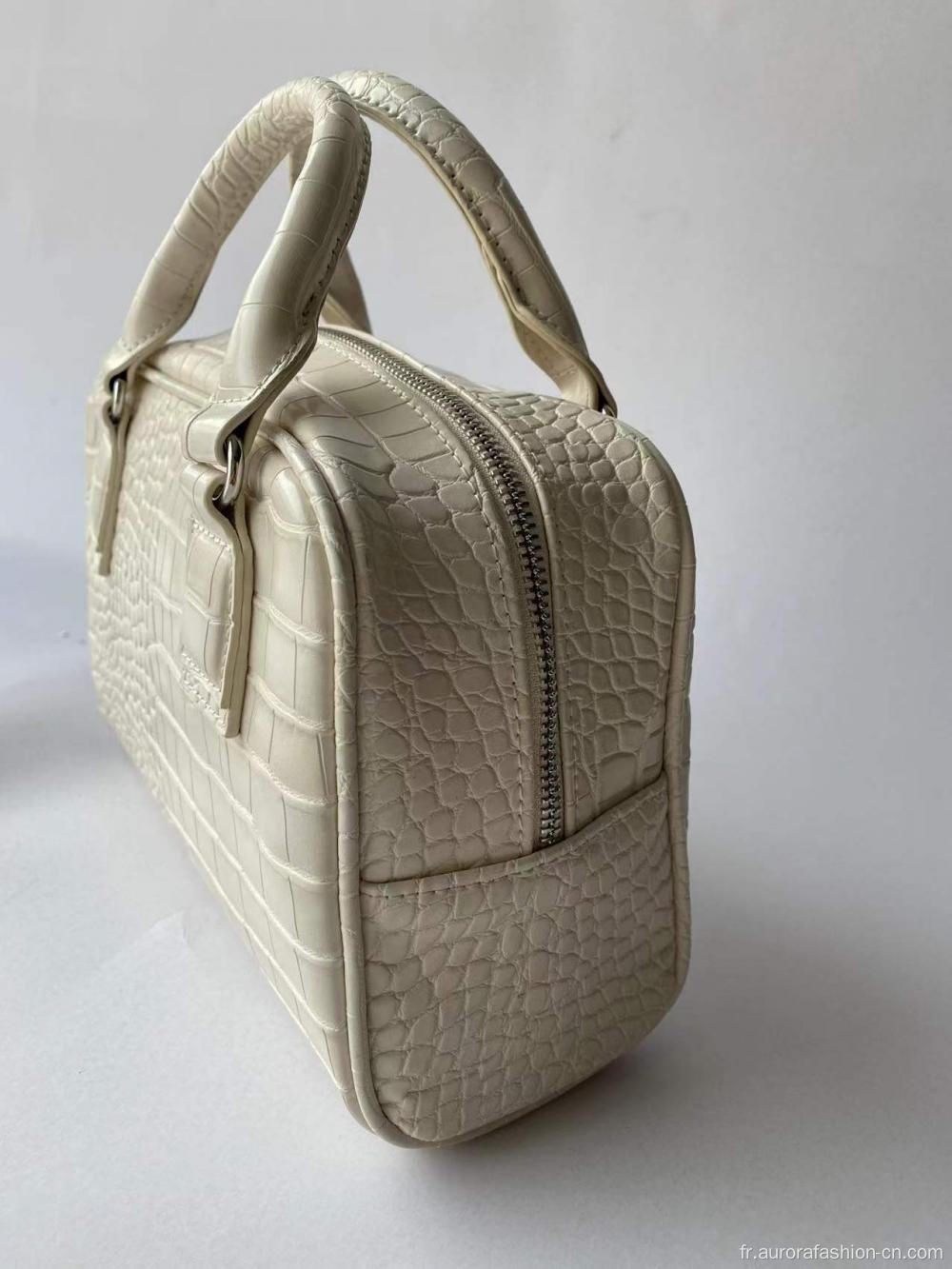 Sac à main blanc classique pour femme