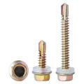 Bi-Metal Hex Washer Head Self Drilling Screw