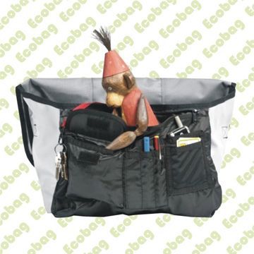Polyester laptop bag, made of polyester material