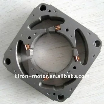 shaded pole motor stator and rotor