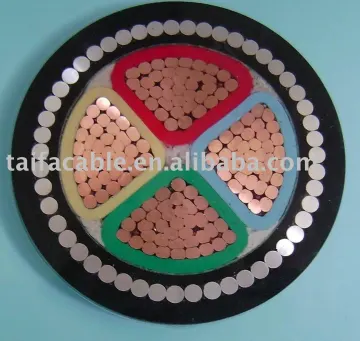 multi-core XLPE insulation sta cable/N2XSEY / NA2XSEY cable