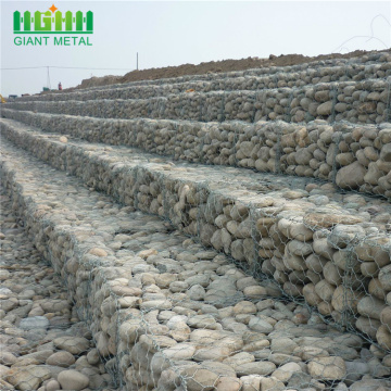 Flood control twisted weave hexagonal gabion mesh