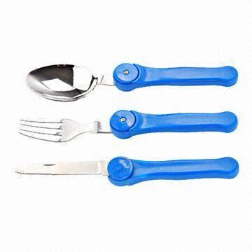 Camping Cutlery Set with 9.5cm Folded Size