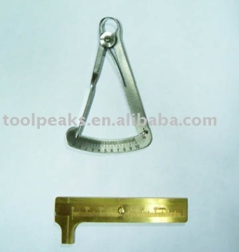 Brass caliper gauge
