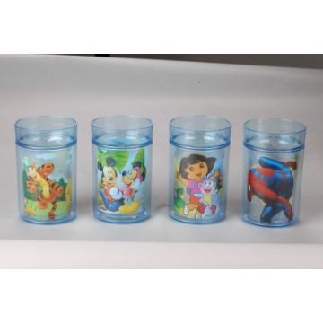 Double wall plastic cup (with water inside)