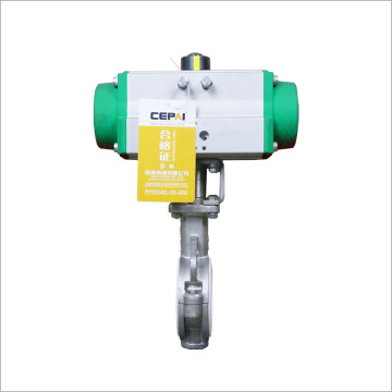 Steady Pneumatic fluorine lined butterfly valve