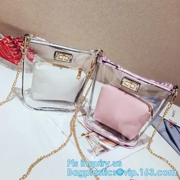 Logo Printed Customized PVC Tote Shopping Bags, Fashionable Plastic Clear PVC Beach Bag Beach Tote Shopping Bag