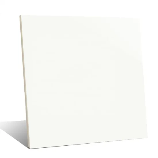 European Luxury Pure Plain Super White Homogeneous Porcelain Tiles 600x600 mm