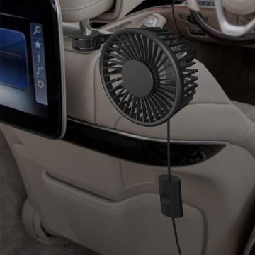 Vehicle mini air conditioner rotating cooling car fan