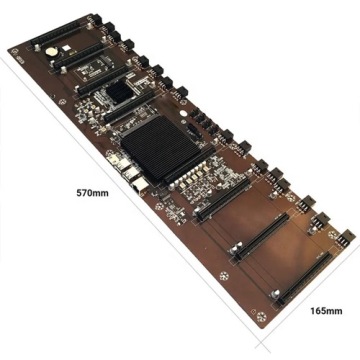 847 Motherboard with HM65 Chipset: Supports Integrated CPU, Up to 8 Card Slots, DDR3 Memory, and Compatible with RX 580, 1660, 3080, 3090 Graphics Cards