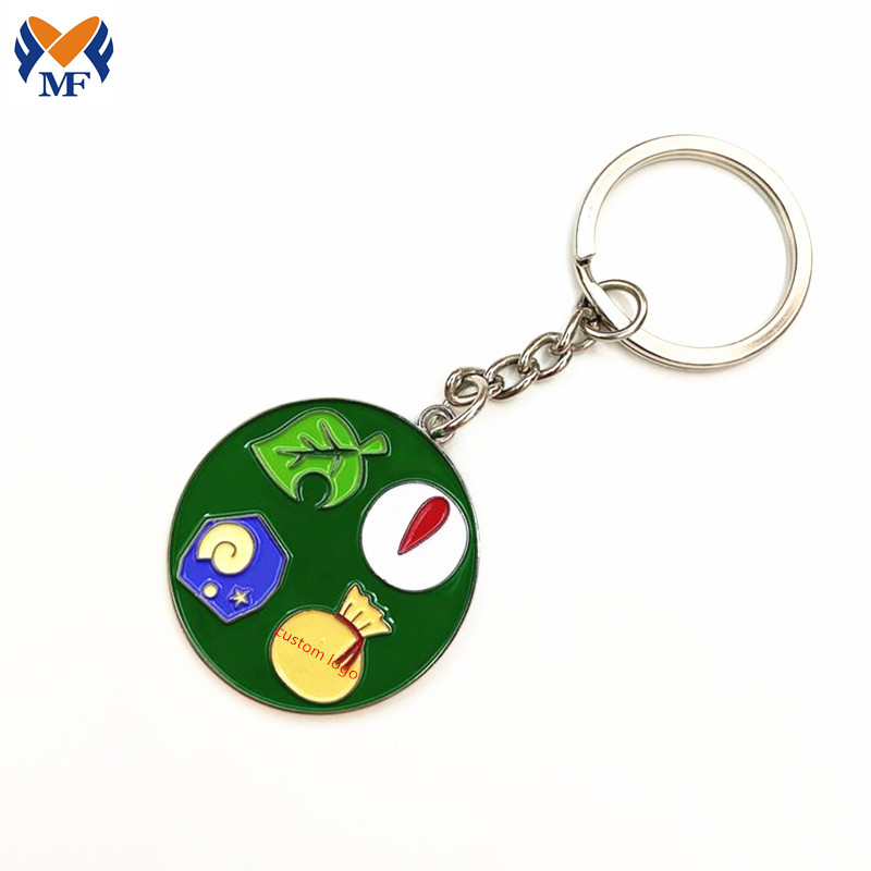 Fossil Enamel Keychain