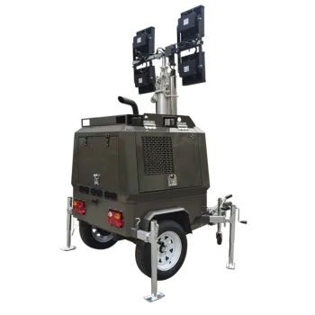 4*300W LED Mobile Trailer LED Lighting Tower