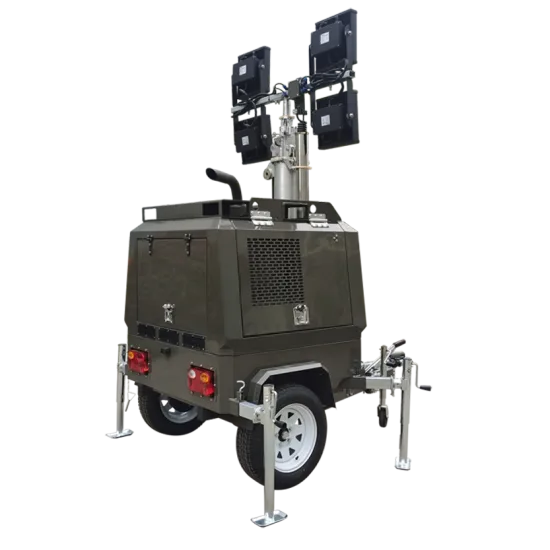 4*300W LED Mobile Trailer LED Lighting Tower