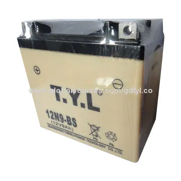 SMF motorcycle battery with 12V/9Ah