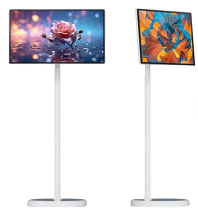 Battery Operated LCD TV Portable Smart TV WiFi Interface Smart TV Wireless LCD Display TV for Commercial Display and Training