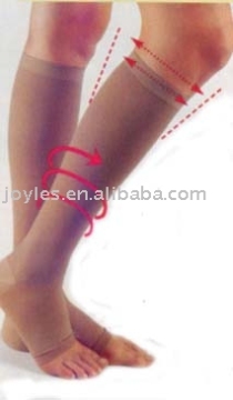 Regular &amp; full calf open toe knee highs,support medical hosiery(15-20mmhg)