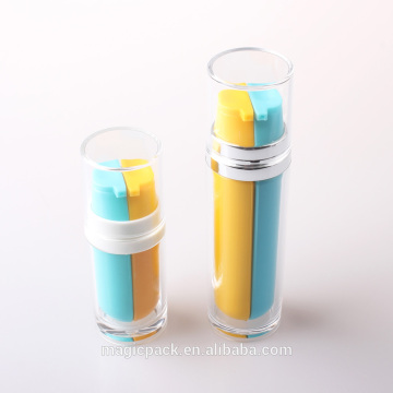 20ml 40ml Senior cosmetics double neck plastic bottle