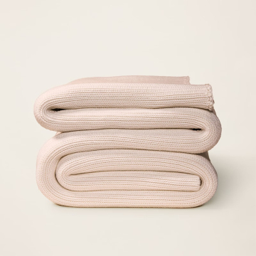 Light knitted cotton weighted blanket for Adults