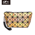 Geometric waterdrop folding leather PU hand bag