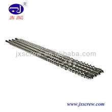 PVC Sheet Extruder အတွက် Twin Screw Barrel Bimetallic Twin Parallel Screw Barrel