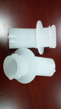 Plastic injection mold for industrial water pipe connector