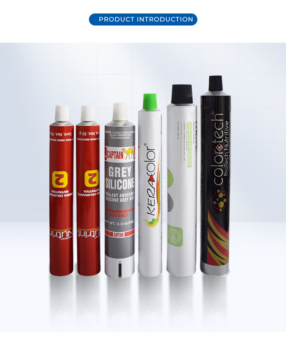 Variety Custom Printed Aluminum Collapsible Tubes X