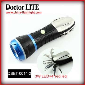 2015 Hot Selling Stainless Steel Multifunctional Safety LED Tool Light