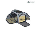Coche de camping con transportador de viaje para mascotas expandible de doble cara