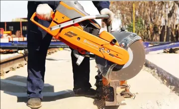 Electric Rail track Cutting machine cutting equipment tool