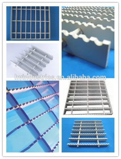 Serrated walkway aluminum grating flooring