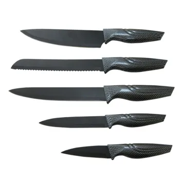 Coated blade knife with water transfer handle