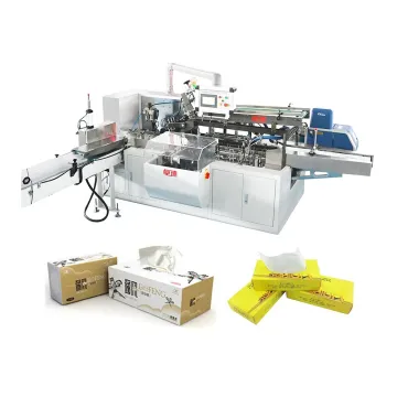 Automatic Box Napkins and Facial Tissue Packing Machine for Sale