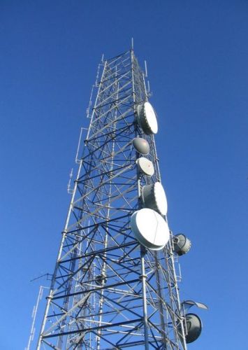 self supporting angular communication tower