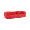 Living Room Furniture 3 seater design button sofa