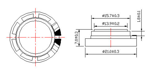 21mm speaker