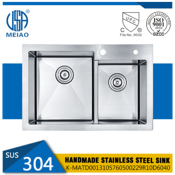 HandmaddMade scnse Hitmonunt Kitchen Sus30-4 stàilinn gun stainless