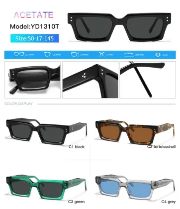 New Arrivals: Handmade Mazzucchelli Acetate Polarized Square Sunglasses - Brand Lunette