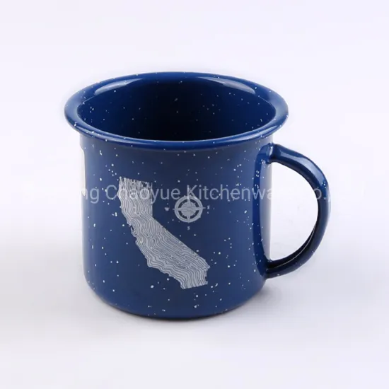 Enamel Mug with Lid