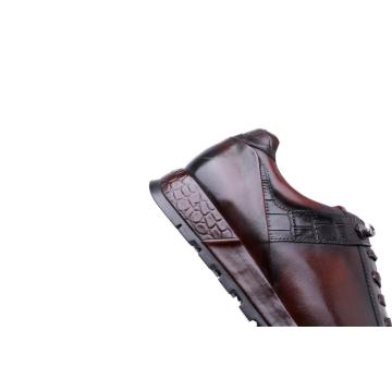 Chaussures en cuir véritable pour hommes