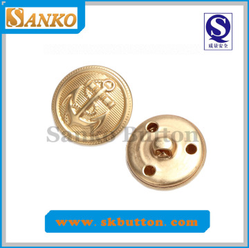 Hot Sell Imitation Glod Color Brass Shank Button