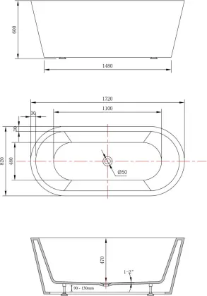 OLIVIA FREESTANDING GOOD QUALITY BATH