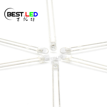 3mm LED Long Leg LED Red Clear 625nm