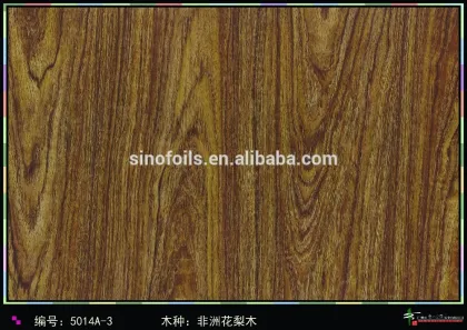 wood grain foil for aluminum doors