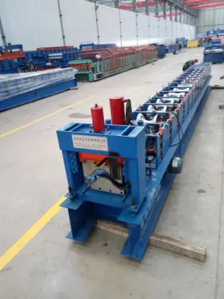 Colored Metal ridge cap making machine