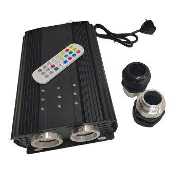 2x45W RGBW APP Control LED Fiber Optic Light Engine Projector with Twinkle Effect