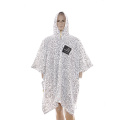 6P Eco-friendly pvc reuseable rain poncho