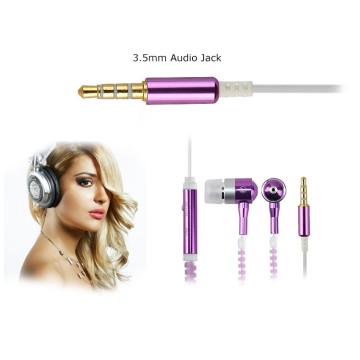 Zipper earphone with microphone Fever gift for xiaomi