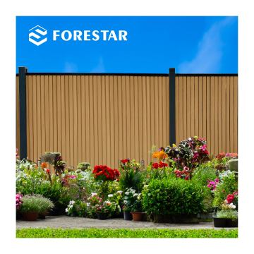 Waterproof No-Rust Horse Fence Posts and Panels for Outdoor Use with Wood-Plastic Composite