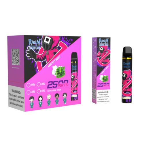 Original RandM Squid Bar 2500Puffs Disposable Vape Pen