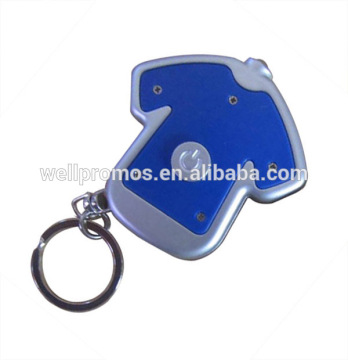 Cloths shape micro light led keychain flashlight